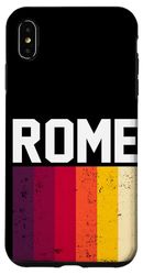 Custodia per iPhone XS Max Enjoy Wear Vintage Cool Rome Italy Graphic Tees, Roma Italia