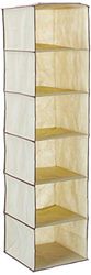 Modinova Large Hanging Space Shelves 30 x 30 x 120 Beige 6600212, Standard, Único