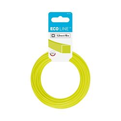 Cellfast Filo da Taglio Fil De Débroussailleuse Renforcé per Decespugliatori E Tagliaerba Filo per Decespugliatore Eco Quadrato 1,3 mm 15 m