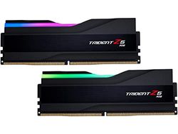 G.SKILL Trident Z5 RGB Series (Intel XMP 3.0) DDR5 RAM 48GB (2x24GB) 8200MT/s CL40-52-52-131 1.35V Memoria UDIMM para computadora de escritorio - negro mate (F5-8200J4052F24GX2-TZ5RK)