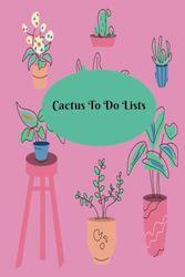 Cactus To Do Lists: Monthly To Do List