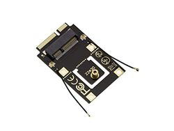 KALEA-INFORMATIQUE M2 E A Key till miniPCIe-adapter för montering av M.2 2230 wifi bluetooth-kort över en mini PCIe-port