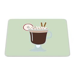 Bonamaison, Rectangle Pop Art Digital Printed Mouse Pad, Non-Slip Base, for Office and Home, Size: 22 x 18 cm