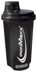 IronMaxx ‎40513 Shaker Proteinowy z Zamknięciem Obrotowym, 700 ml, Czarny