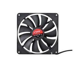 Computer ventilator 14cm - 200-1700 RPM PC koeling - stille werking van maximaal 28 dB - 4-pin connector en socket