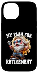 Funny Retirement Plan For Singers Rock Gnome For Rockin Dad Custodia per iPhone 14