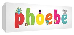 Feel Good Art Phoebe Gallery Envuelto Nursery Panel Frontal rígido con diseño con texto en inglés (15 x 42 x 4 cm, tamaño pequeño)
