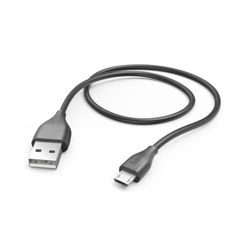 Hama - Cavo USB A/Micro USB, 1,5 metri, nero