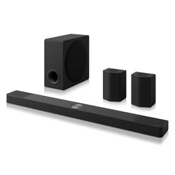 LG S95TR - Barra de Sonido Inteligente, 810W, 9.1.5 Canales, Sonido Envolvente Dolby Atmos y DTS, Amplia Conectividad, Bluetooth, USB, Entrada Óptica, Negro