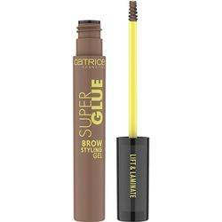 Catrice Super Glue Brow Styling Gel, No. 020, Brown, Defining, Fixing, Quick-Drying, Vegan, No Microplastic Particles, Nanoparticles Free, Natural Cosmetics, Pack of 1 (4 ml)