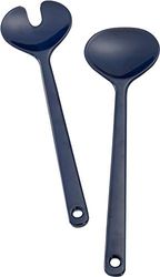 BRUNNER 0830039N.C8C Conjunto de talheres para salada de melamina, design azul cósmico