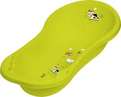 keeeper Banheira ergonómica, 0 a 12 meses, Funny Farm, 84 cm, Wiktoria, verde