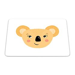 Bonamaison, Rectangle Pop Art Digital Printed Mouse Pad, Non-Slip Base, for Office and Home, Size: 22 x 18 cm