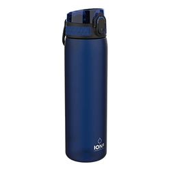 ION8 Waterfles, 500 ml/18 oz, Lekvrij, Makkelijk te Openen, Veilige Vergrendeling, Vaatwasserbestendig, BPA-vrij, Draaghendel, Past in Bekerhouders, Makkelijk Schoon, Geurvrij, Marineblauw