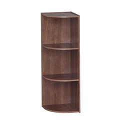 Iris Ohyama, Kast met planken / houten kast met planken / 3 niveaus hoekplank, Modulair, Design, Woonkamer slaapkamer - Corner Shelf - CX-3C - Bruin