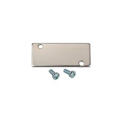 RIEGLER 116241-5510.18-A Plaque de recouvrement pour valve de raccordement M5, G 1/8, 1 pièce