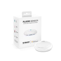 Detector de inundación - Inalámbrico/Bluetooth - Compatible con Apple HomeKit - Antena interna - Contacto NC para Sistema de Alarma - DC12V o 1 pila CR123A 3.0 V