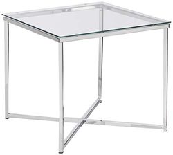 AC Design Furniture soffbord Gurli, B: 50 T: 50 H: 45 cm, Glas, Klar