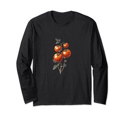 Arte vintage della pianta di pomodoro Amo il giardinaggio Maglia a Manica