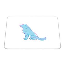 Bonamaison, Rectangle Pop Art Digital Printed Mouse Pad, Non-Slip Base, for Office and Home, Size: 22 x 18 cm