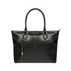 dbramante1928 Sophie Amalienborg Laptop Bag, Black | Handcrafted Full-Grain Leather, Fits up to 15 inch Laptops