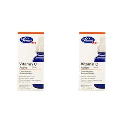 Venus Lab Vitamin C Active, Concentrato Antiossidante, 30ml (Confezione da 2)