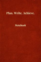 200-Page Lined Notebook & Collegeblock for Goal-Setting & Daily Planning – 6x9 inches (15.24 × 22.86 cm)
