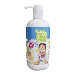 Natural Face & Finger Paint - Distributeur bouteille de 1000 ML - Blanc