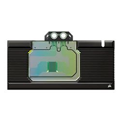 Corsair Hydro X Series XG7 RGB 4080 SUPRIM/TRIO GPU Waterblok - Voor MSI GeForce RTX™ 4080 SUPRIM en GAMING TRIO - Vernikkeld koperen - met meegeleverde achterplaat - Zwart