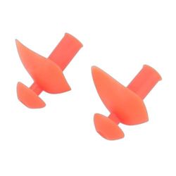 Speedo Unisex barn Ergo simöronproppar | Ergonomisk design | återanvändbart fodral, Dragonfire orange, en storlek