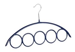 WENKO Cintre pour écharpes Olympia, Métal chromé, 42 x 23 x 1.5 cm, Argent Brillant