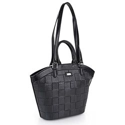 Lois - Bolso Shopper Mujer Elegante, Bolsos De Mujer Versátiles, Bolso Mujer Para Todo Uso, Bolsos Mujer Con Estilo, Bolso Universidad Mujer 316581, Negro