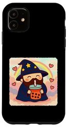 Wizard Bubble Tea Lover Cute Anime Kawaii Rainbow Case for iPhone 11