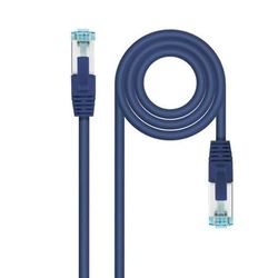 Cat.7 LSZH S/FTP PIMF AWG26 netwerkkabel, blauw, 25 cm, ideaal voor high-speed netwerken en apparaatverbindingen.