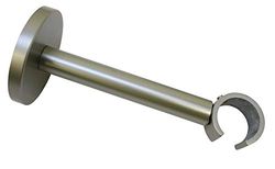 Gardinia Drager open voor Ø 20 mm zilver, afzonderlijk programma Romana, satijn, 10-14 cm