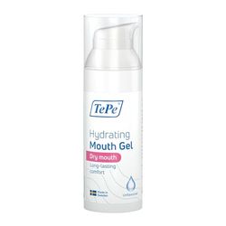 Gel TePe Hydrating bocca secca, non aromatizzato, per alleviare la sensazione di bocca molto secca, facile da portare con sé