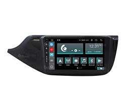 Autoradio Custom Fit per Kia Ceed dal 2012 nero lucido con GPS e telecamera standard Android GPS Bluetooth WiFi USB DAB+ Touchscreen 9" 8core Carplay AndroidAuto