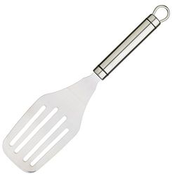 KitchenCraft Vibrador profissional de aço inoxidável para hambúrgueres / arranhador para passar a ferro, 28 cm