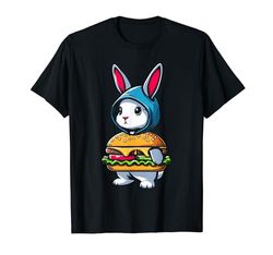 Hamburger Bunny Hamburguesa Conejo Comida rápida Camiseta