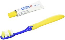 Vaude 30200 Zestaw Do Pielęgnacji Zębów Pasta Plus Szczoteczka, 100 g, Wielokolorowy