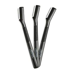 Beter - Set 3 Cuchillas Depiladoras para Cejas y Rostro, Acero inoxidable, Maquinilla Reutilizable para Afeitar cejas, Rasuradora de pelo facial, Perfilador de cejas, Cuchillas faciales Hombre y Mujer