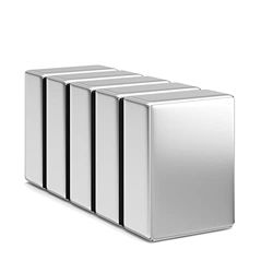 Realth Magnets Magnets Rectangular Neodymium Magnet 28mm*18mm*9mm 5 Pack for Fridge Shower Door Warehouse Work or Office Science Project Craft(MC728)