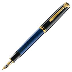 Pelikan Premium M800 Fountain Pen F Plume Black/Blue