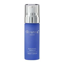 Olivanna Bakuchiol Miracle Night Serum | Rejuvenating Face Moisturizer For Women | Anti Aging & Anti Wrinkle Face Serum | Skin Care For Sensitive Skins | Vegan Brightening Serum Against Inflammation