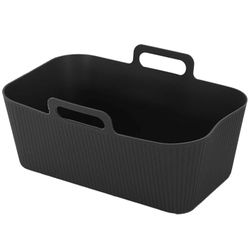COOK CONCEPT, KC0009, Stampo in Silicone per friggitrice ad Aria, Cottura Uniforme, Facile da Pulire, Design ergonomico, Ideale per Una varietà di Piatti, Dimensioni 19x12 cm, Colore Nero