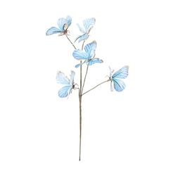 RAMA MARIPOSAS CELESTES POLIÉSTER_35CM