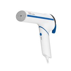 POLTI Vaporella Vertical Styler GSM50B Compacte kledingstomer met inklapbare handgreep en aluminium zool, vermogen 800 W, klaar in 30 seconden, ref. GSM50B, wit en blauw