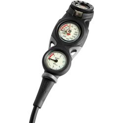 Mares Unisex instrument Mission 3 tryckmätare svart, en storlek
