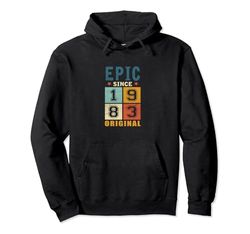 Classic 1983 Original Vintage Epic since Cumpleaños Sudadera con Capucha