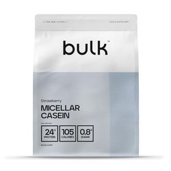Bulk Caséine Micellaire, Protéine en Poudre, Fraise, 2,5 kg